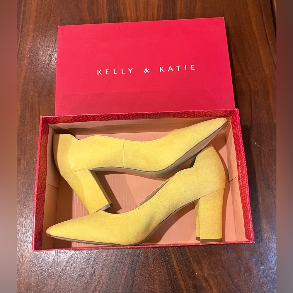 Kelly & Katie Yellow Women's Heels